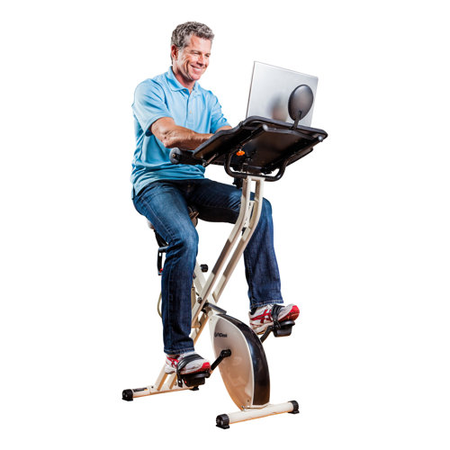 FitDesk X2.0 Semi Recumbent Bike with Desk