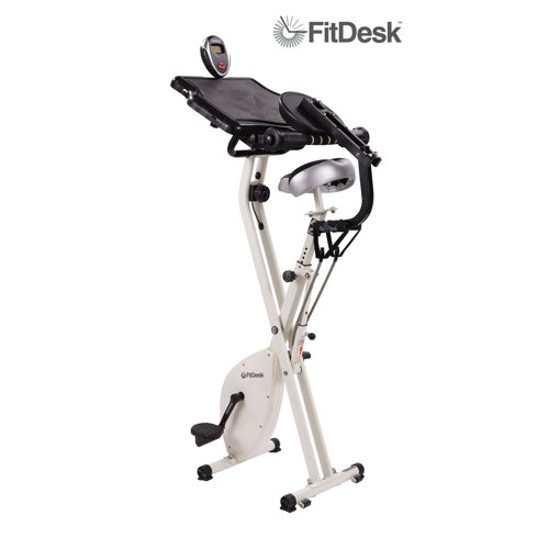 FitDesk X2.0 Semi Recumbent Bike with Desk