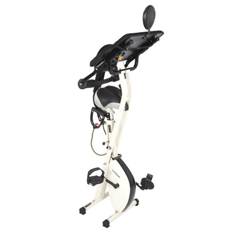 FitDesk X2.0 Semi Recumbent Bike with Desk