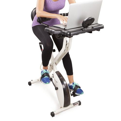 FitDesk X2.0 Semi Recumbent Bike with Desk