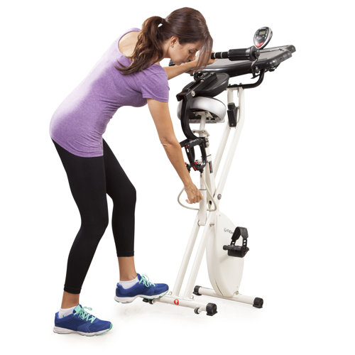 FitDesk X2.0 Semi Recumbent Bike with Desk