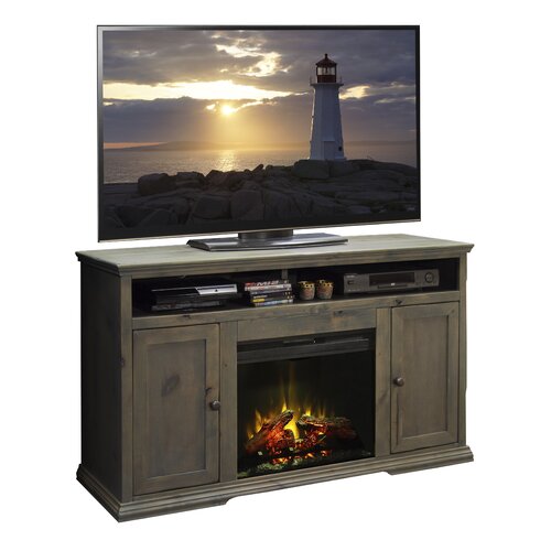 Legends Furniture Greyson 59" TV Stand with Electric Fireplace 