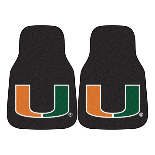 FANMATS NCAA 2 Piece Novelty Car Mats