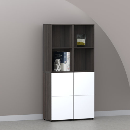 Nexera Allure 36" Storage Cabinet in Ebony