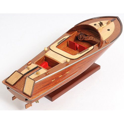 Old Modern Handicrafts Small Runabout Model Boat