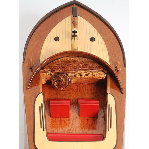 Old Modern Handicrafts Small Runabout Model Boat