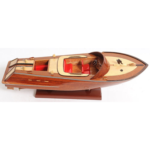 Old Modern Handicrafts Small Runabout Model Boat