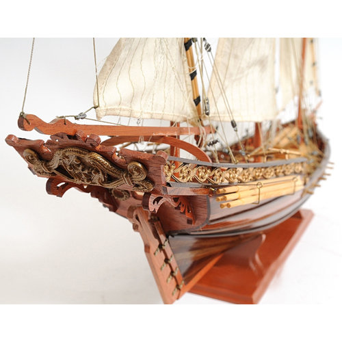 Old Modern Handicrafts Xebec Sailing Model Ship