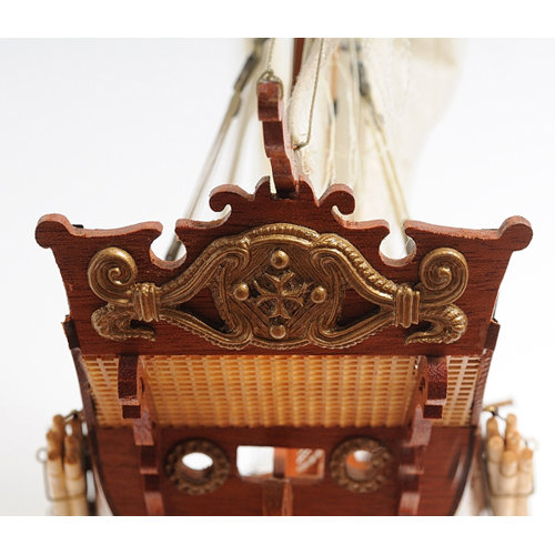 Old Modern Handicrafts Xebec Sailing Model Ship