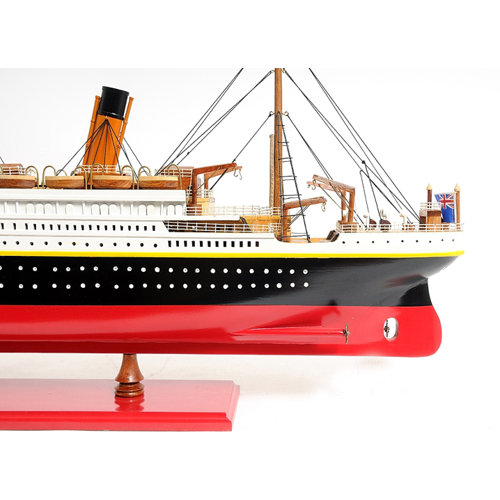 Old Modern Handicrafts Lage Titanic Painted Model Ship