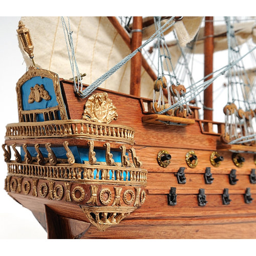 Old Modern Handicrafts Small San Felipe Model Ship