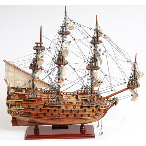 Old Modern Handicrafts Small San Felipe Model Ship