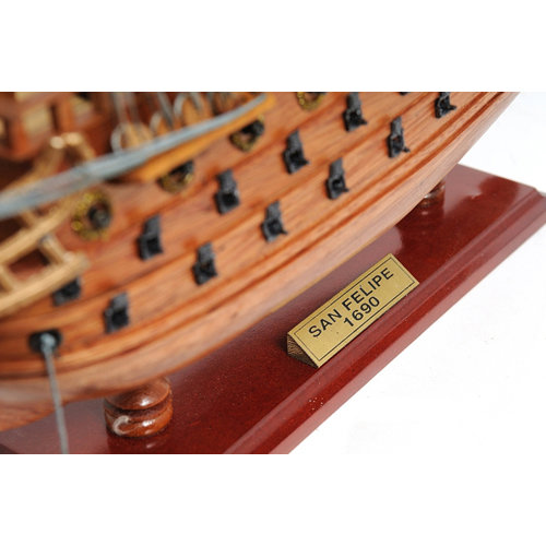 Old Modern Handicrafts Small San Felipe Model Ship