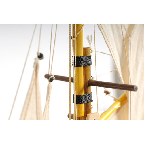 Old Modern Handicrafts Medium Bluenose Ii Painted Model Boat