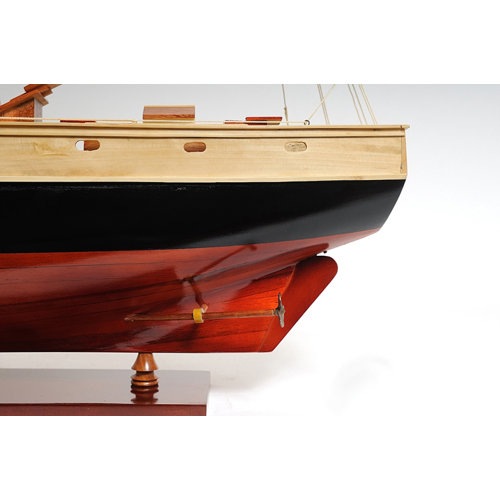 Old Modern Handicrafts Medium Bluenose Ii Painted Model Boat