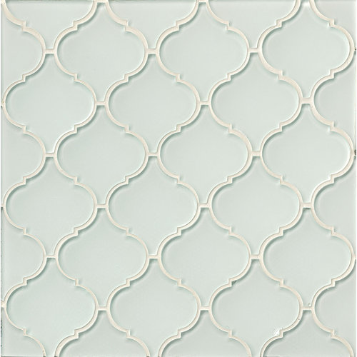mallorca arabesque gloss glass mosaic tile in white linen wayfair mallorca arabesque gloss glass mosaic tile in white linen wayfair