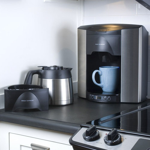 Brew Express 10 Cup Countertop SelfFilling Coffee and Hot Beverage