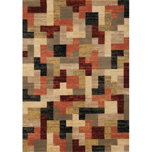Kalora Zenia Tetris Definition Area Rug & Reviews Wayfair