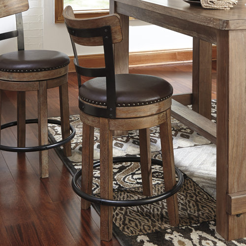 Signature Design by Ashley Pinnadel 38" Swivel Bar Stool & Reviews