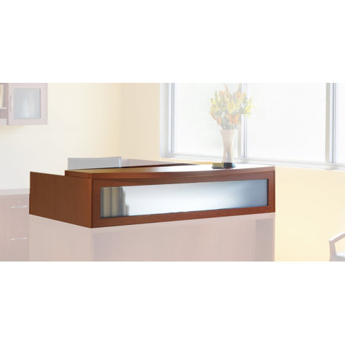 Aberdeen Series 15.63" H x 72" W Reception Desk Hutch Wayfair