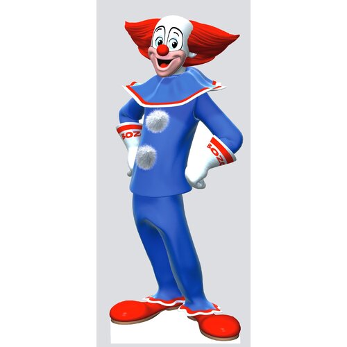 Advanced Graphics Bozo The Clown Life Size Cardboard Stand Up