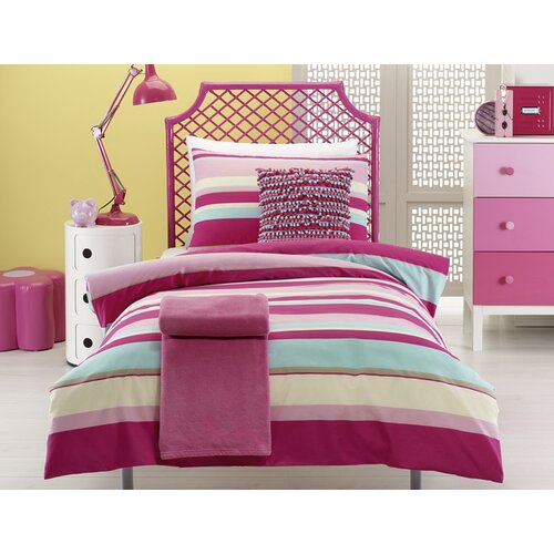 Ruby Stripe Single Bed Quilt Cover | Wayfair Australia