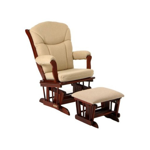 Shermag Sleigh Style Matching Glider and Ottoman & Reviews Wayfair