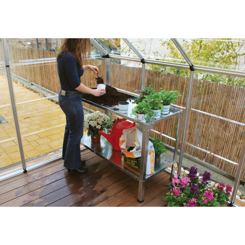Palram 2 Level Greenhouse Potting Bench & Reviews Wayfair