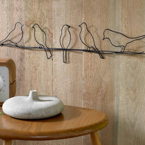 Graham & Brown Birds On A Wire Art Wall Décor & Reviews | Wayfair