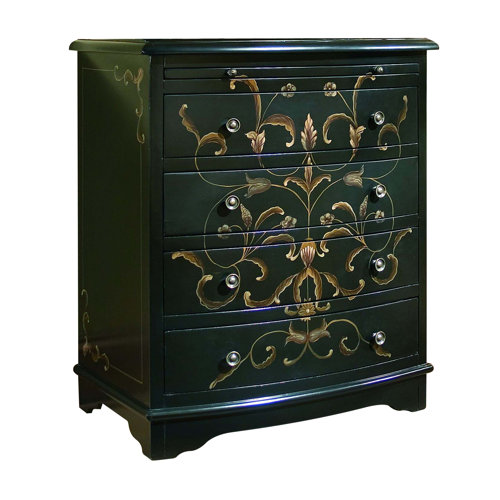 Pulaski Artistic Expression Hand Painted 4 Drawer Accent Chest & Reviews Wayfair