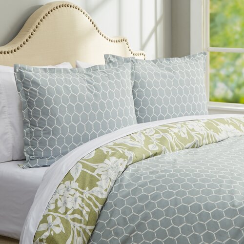 Three Posts Grove Comforter Set in Sage & Reviews Wayfair