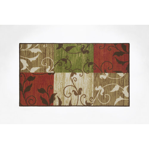 Leaf Vine Squares Area Rug Wayfair