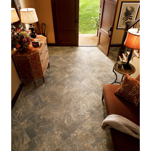 Armstrong Alterna Reserve Cuarzo 16" x 16" Vinyl Tile in Multi Glaze