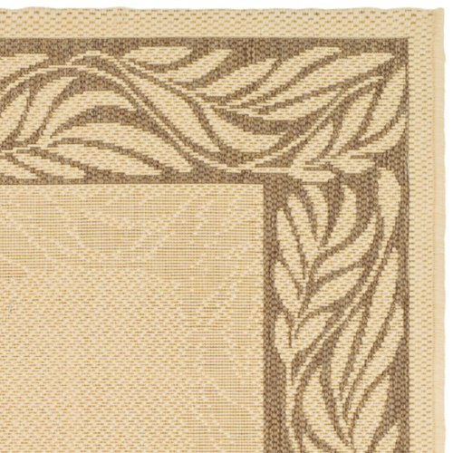 Safavieh Courtyard Brown / Tan Outdoor Area Rug