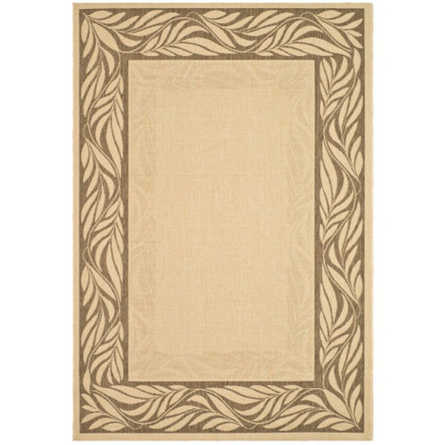 Safavieh Courtyard Brown / Tan Outdoor Area Rug