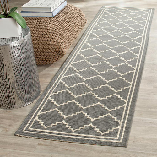Safavieh Courtyard Grey / Beige Outdoor Rug & Reviews Wayfair