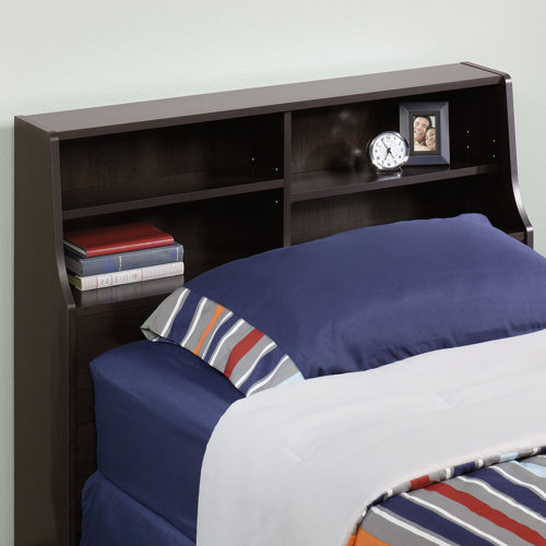 Wood Bookcase Headboard | Wayfair