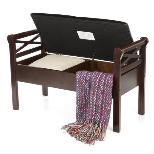 Wildon Home ® Allensworth Entryway Storage Bench in Espresso/Black & Reviews Wayfair