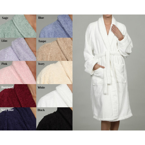 Simple Luxury Superior Egyptian Cotton Unisex Bath Robe & Reviews Wayfair