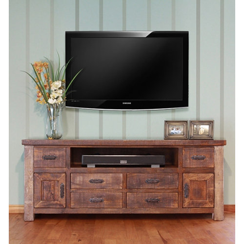 Rustic Distressed Media Consoles Wayfair