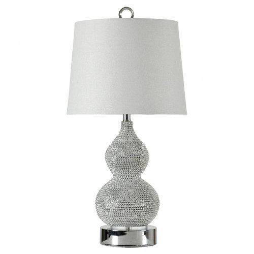 Style Craft Bling 29.5" H Table Lamp with Empire Shade & Reviews Wayfair
