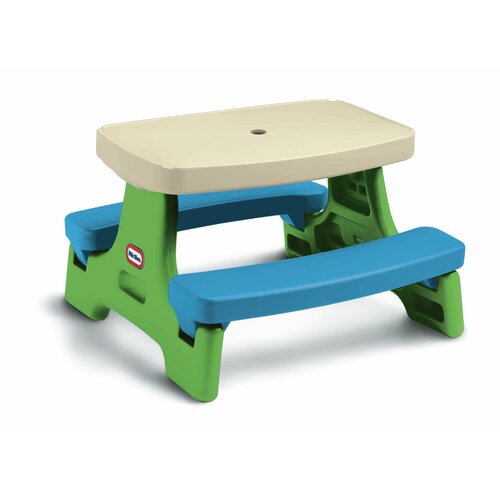 Little Tikes Easy Store Picnic Table with Umbrella