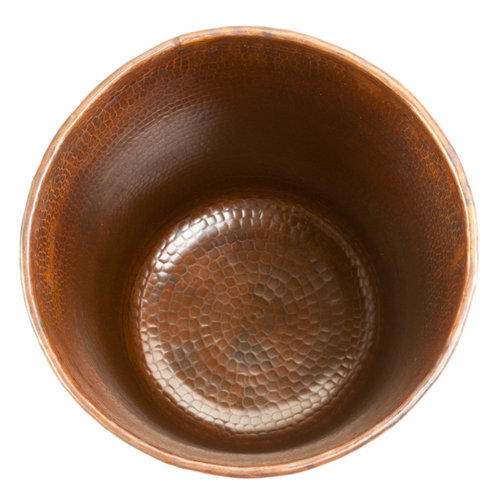 Premier Copper Products Hand Hammered Copper Trash Can & Reviews Wayfair