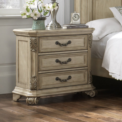 Liberty Furniture Messina Estates 3 Drawer Nightstand & Reviews | Wayfair