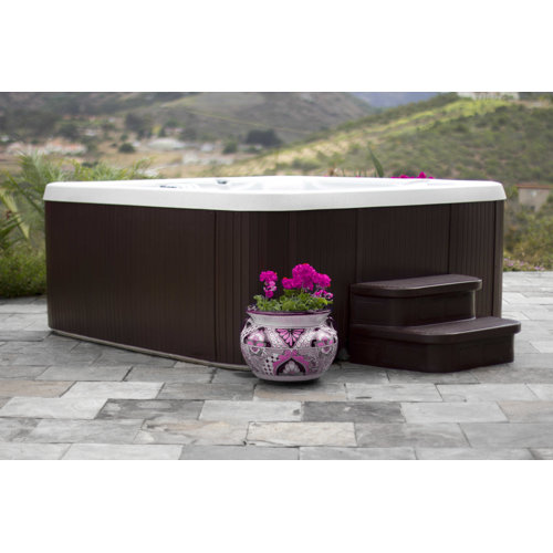 Lifesmart 7 Person 40 Jet 2 Rock Solid Hydromaster Spa