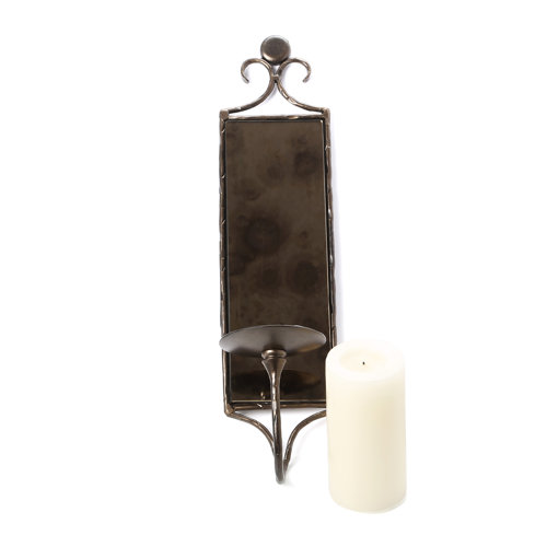IMAX Hammered Mirror Wall Sconce & Reviews Wayfair