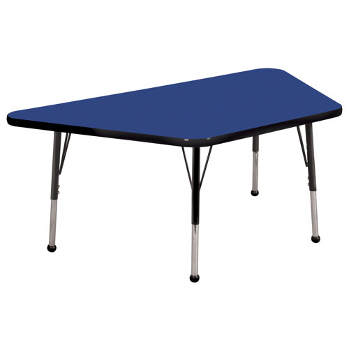 ECR4kids 30" x 60" Trapezoid Activity Table in Various Colors