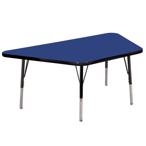 ECR4kids 30" x 60" Trapezoid Activity Table in Various Colors