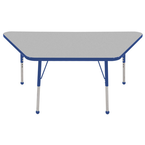 ECR4kids 30" x 60" Trapezoid Activity Table in Various Colors