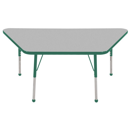 ECR4kids 30" x 60" Trapezoid Activity Table in Various Colors